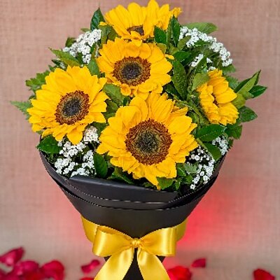 Buquê de girassóis da Floricultura Anny